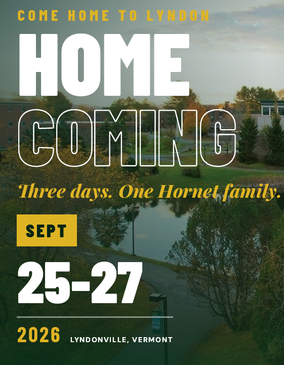 Come Home to Lyndon, September 25 through 27, 2026